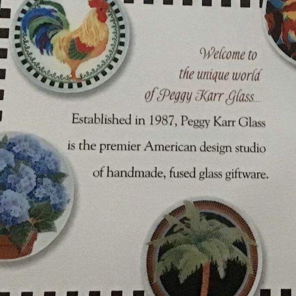 Vintage RARE SIGNED Peggy Karr Flamingo Plate - Picture 9 of 11